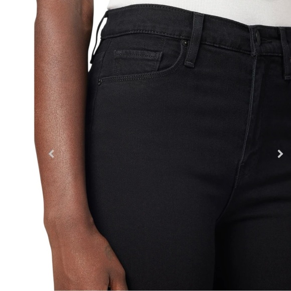 HUDSON JEANS Barbara High-Waisted Skinny Ankle Jeans in Black Velvet - Picture 5 of 8